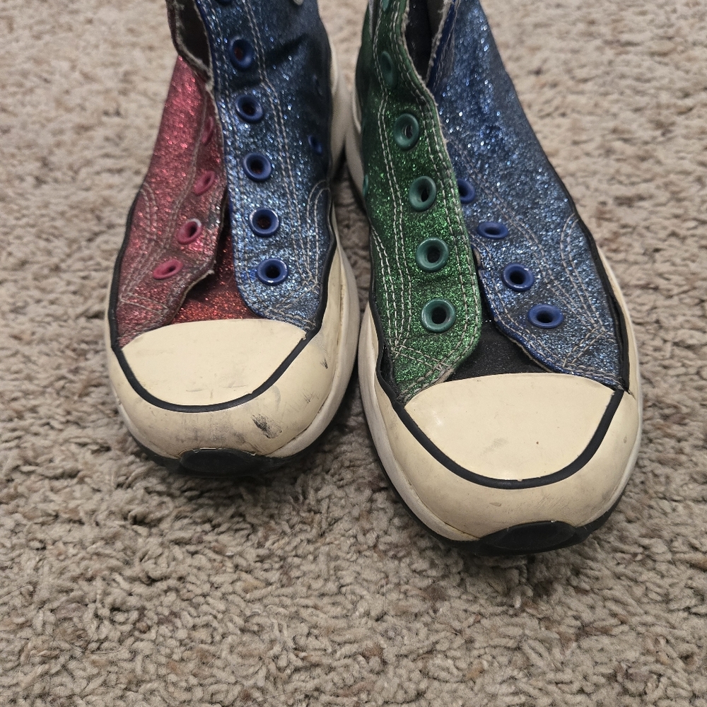 JW Anderson x Converse Run Star Hike Glitter sneakers Size 6.5 - Picture 3 of 7